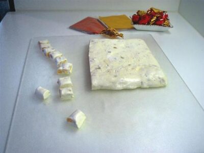 Make Exotic Lavender Nougat Candy Image